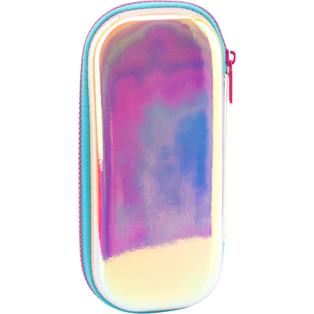 Пенал Cool For School з тисненням, 1 відділення (QT-5729-Silvery) - зображення 2