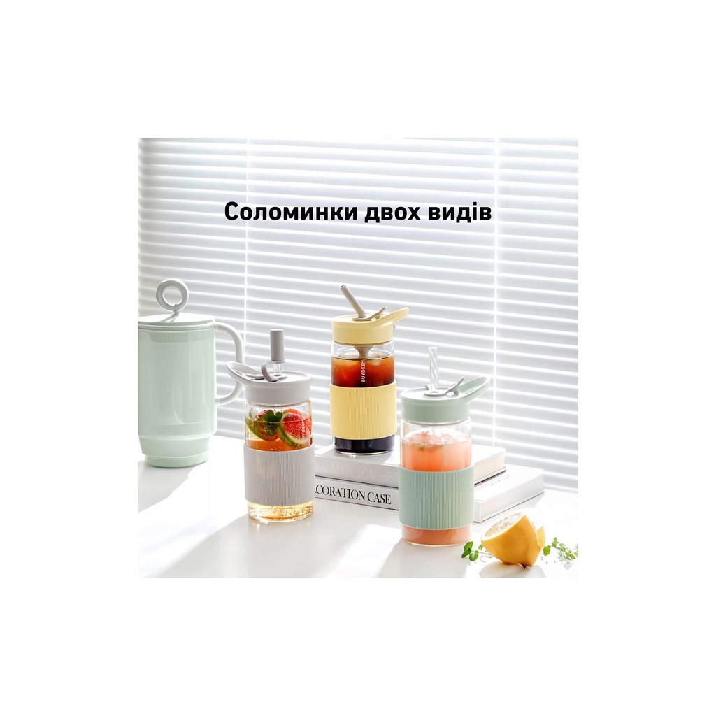 Пляшка для води Buydeem CD1017 500 мл Oats White (CD1017-OW) - зображення 3