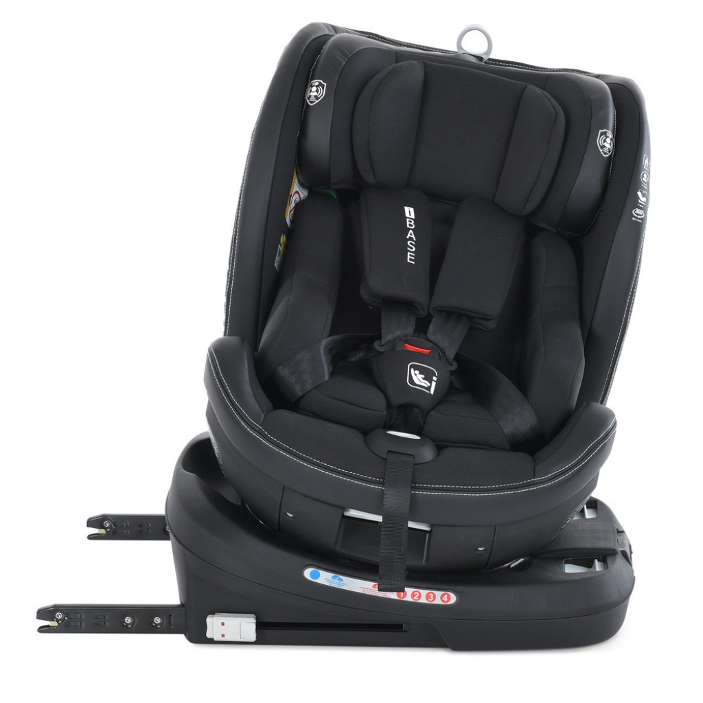 Автокрісло El Camino i-BASE (0-36кг) (ME 1109 jet black) - зображення 6