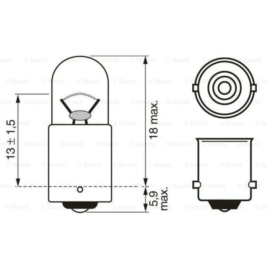 Автолампа Bosch 2W (1 987 302 212) - зображення 5