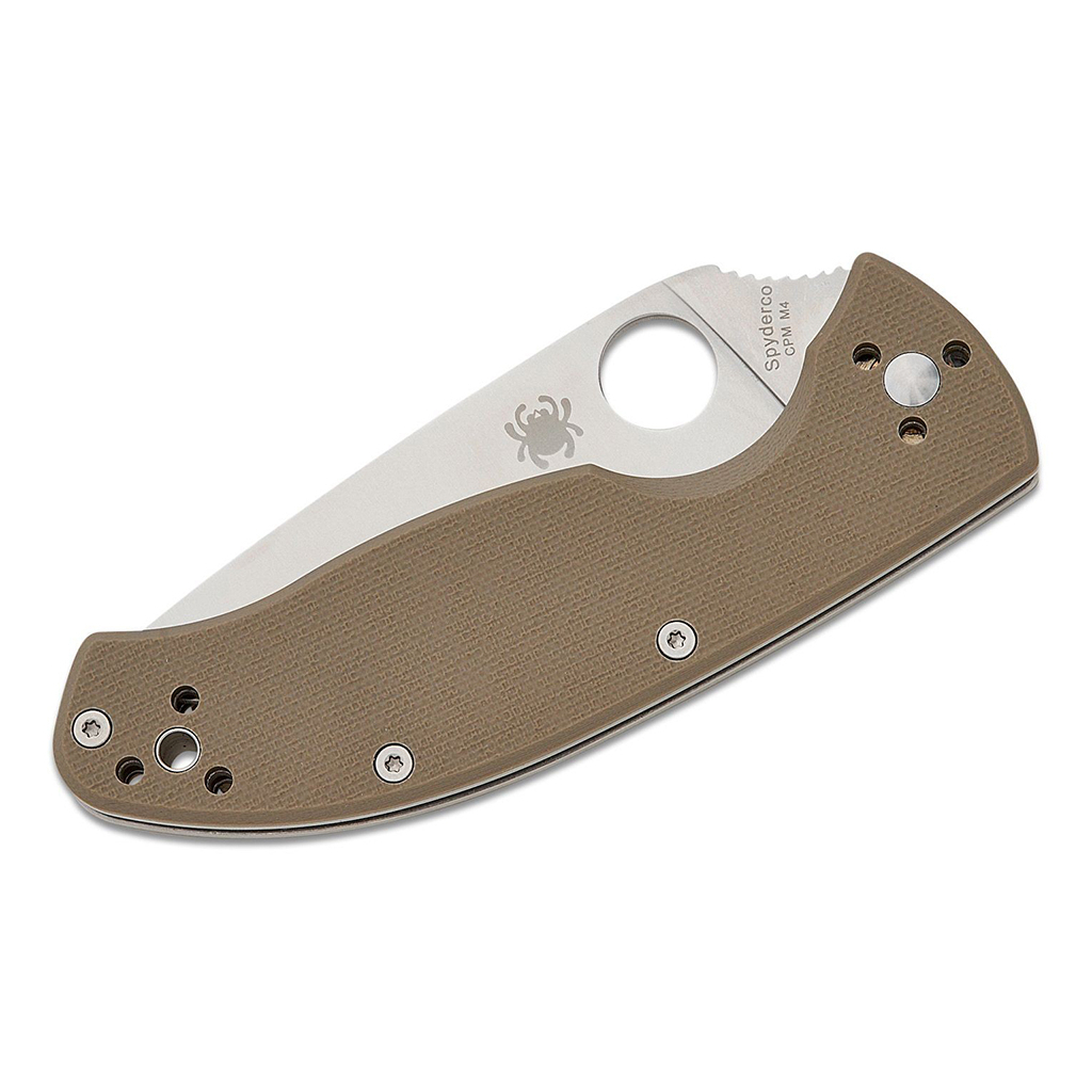 Ніж Spyderco Tenacious M4 Serrated Brown G10 (C122GBNM4PS) - зображення 3
