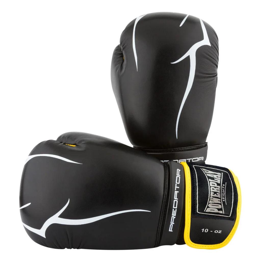 Боксерські рукавички PowerPlay 3018 16oz Black/Yellow (PP_3018_16oz_Black/Yellow) - зображення 6