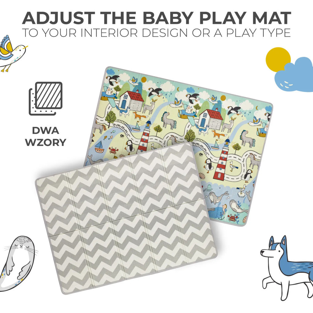 Дитячий килимок Kinderkraft двосторонній Matty 2 (5902533923212) - изображение 3