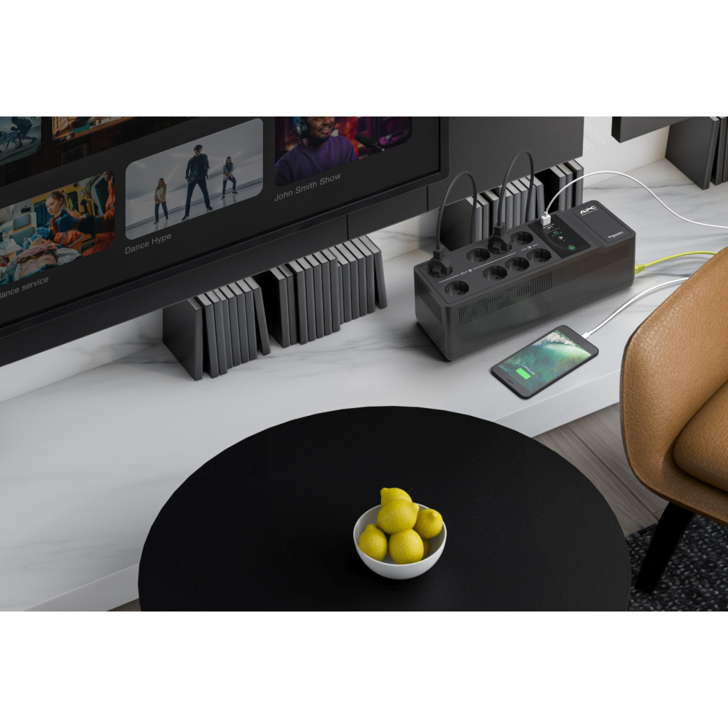 Пристрій безперебійного живлення APC Back-UPS 1050VA, 600W (BE1050G2-GR) - зображення 5