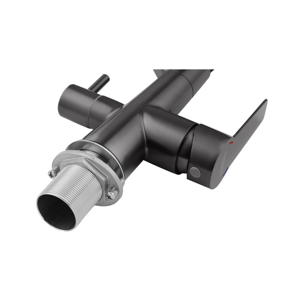 Змішувач Kroner Klassisch-PVD03817BLK - зображення 7