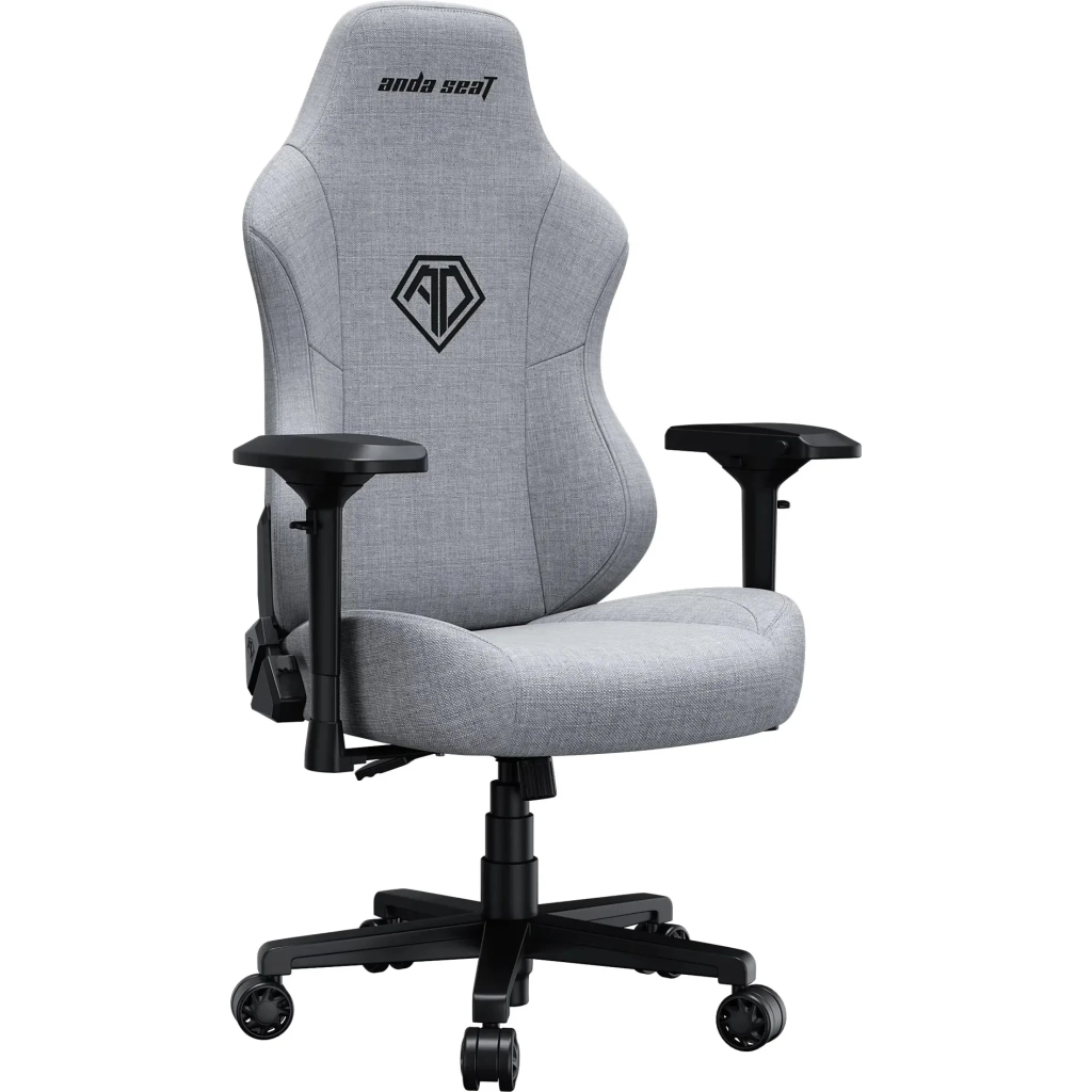 Крісло ігрове Anda Seat Phantom 3 Pro Fabric Size L Grey (AD18YC-06-G-F) - зображення 9