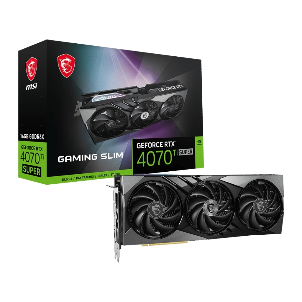 Відеокарта MSI GeForce RTX4070Ti SUPER 16Gb GAMING SLIM (RTX 4070 Ti SUPER 16G GAMING SLIM) - зображення 5
