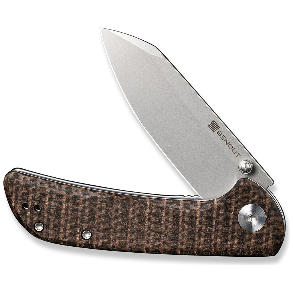 Ніж Sencut Fritch Stonewash Brown Micarta (S22014-3) - зображення 4