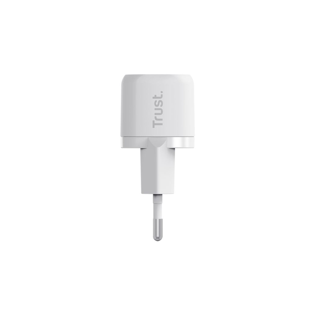 Зарядний пристрій Trust Maxo 20W USB-C PD white (25205_TRUST) - зображення 4