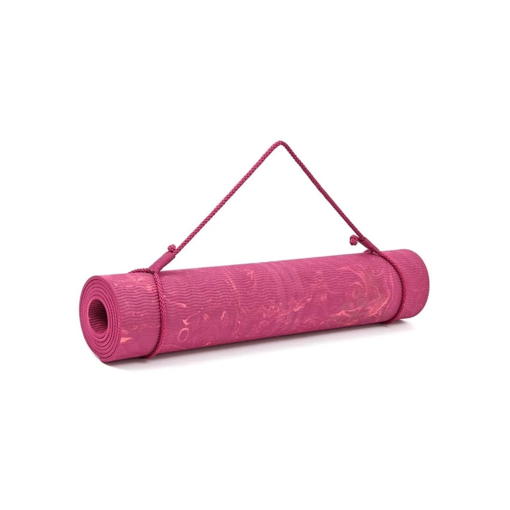 Килимок для йоги Adidas Camo Yoga Mat Уні 173 х 61 х 0,5 см Фіолетовий (ADYG-10500PK) - зображення 3