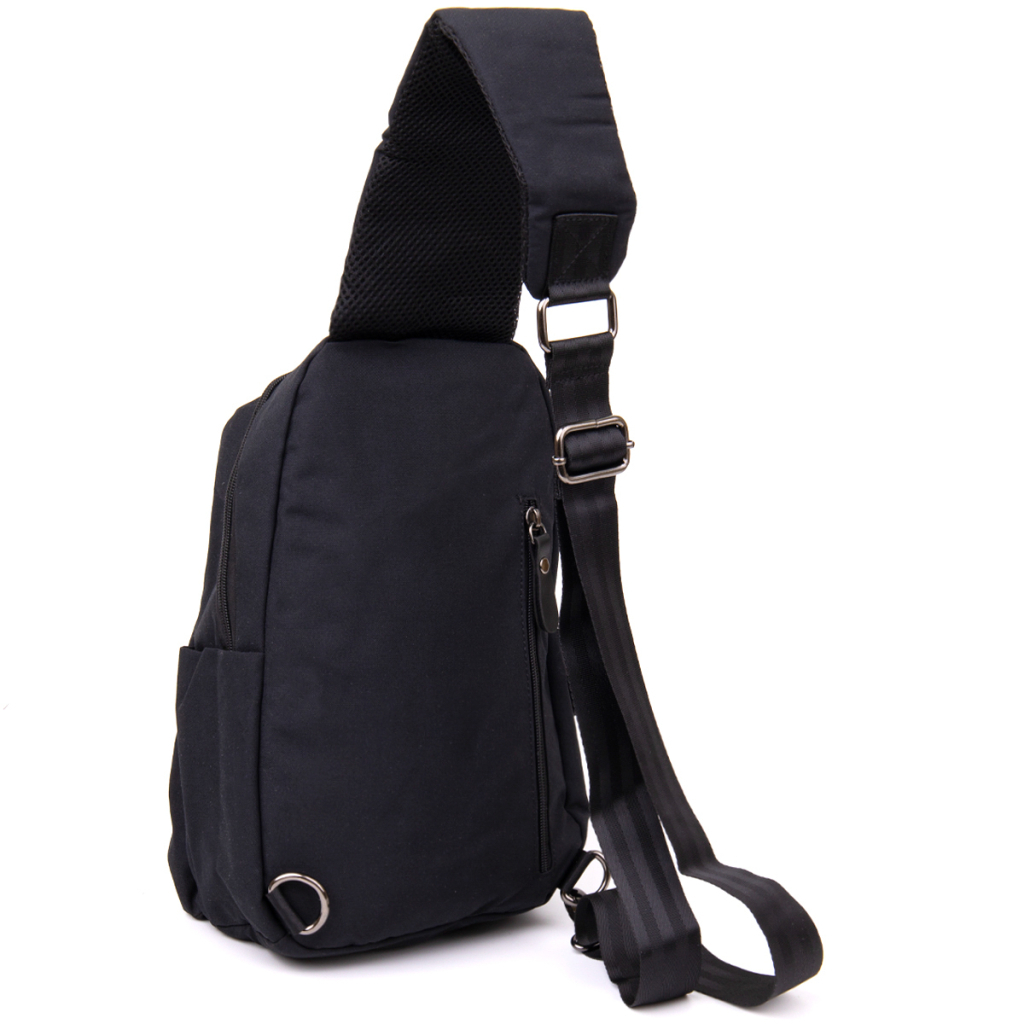 Сумка Vintage Через плече нейлон Чорна (20632) - зображення 2