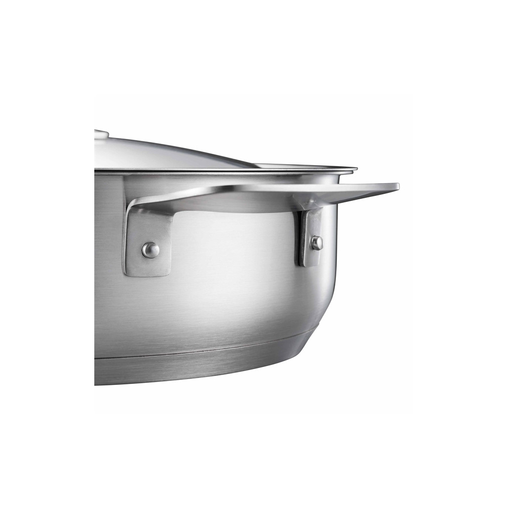 Сотейник Fiskars All Steel глибокий матовий 28 см (1064749) - зображення 4