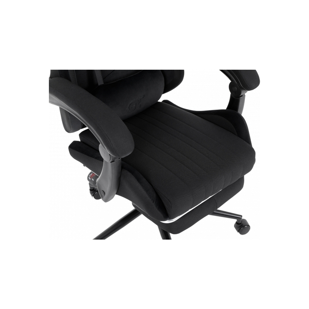Крісло ігрове GT Racer X-2324 Black Suede (X-2324 Fabric Black Suede) - зображення 8