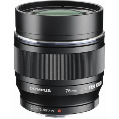 Об'єктив Olympus ET-M7518 75mm 1:1.8 Black (V311040BE000) - зображення 1
