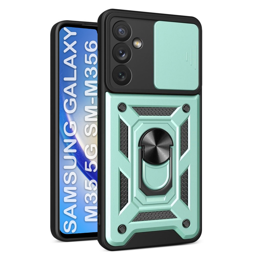 Чохол до мобільного телефона BeCover Military Samsung Galaxy M35 5G SM-M356 Dark Green (711543) - зображення 1