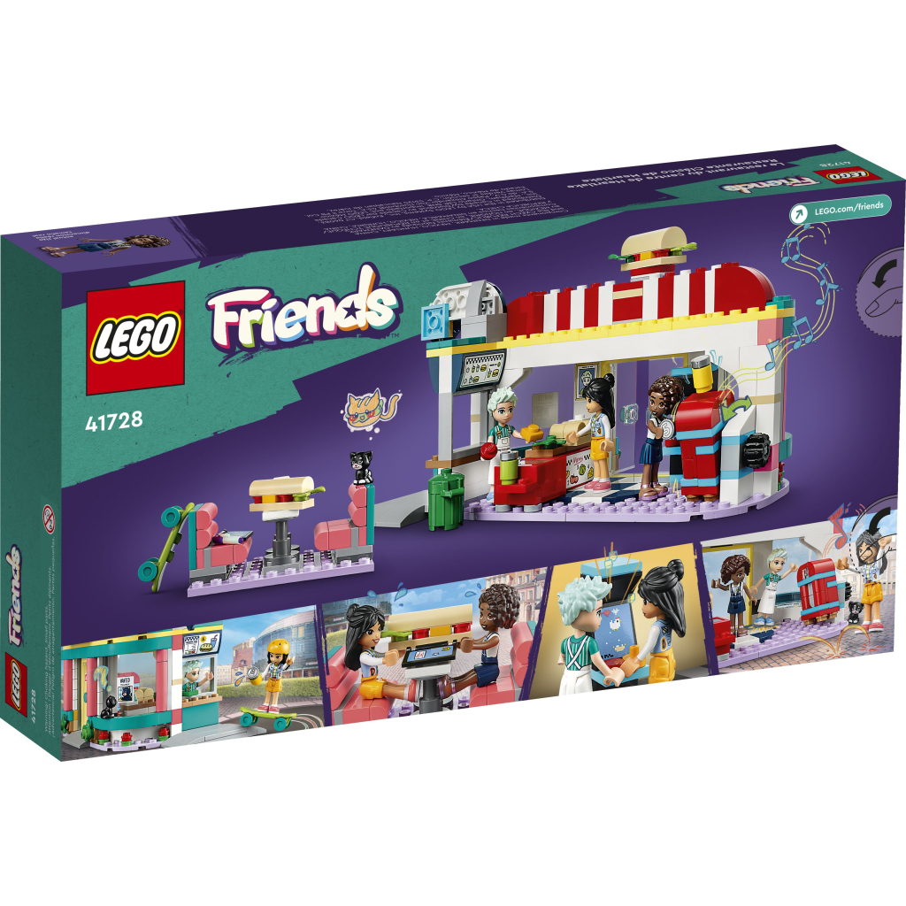 Конструктор LEGO Friends Хартлейк Сіті: ресторанчик в центрі міста 346 деталей (41728) - зображення 10