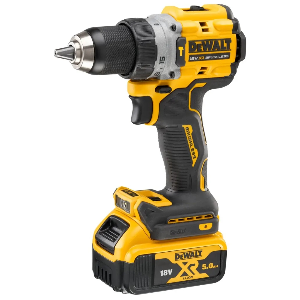 Шуруповерт DeWALT 18V XR Li-Ion 5Ah, 90 Нм, 0-650/0-2000 об/хв., кейс TSTAK (DCD805P2T) - зображення 2