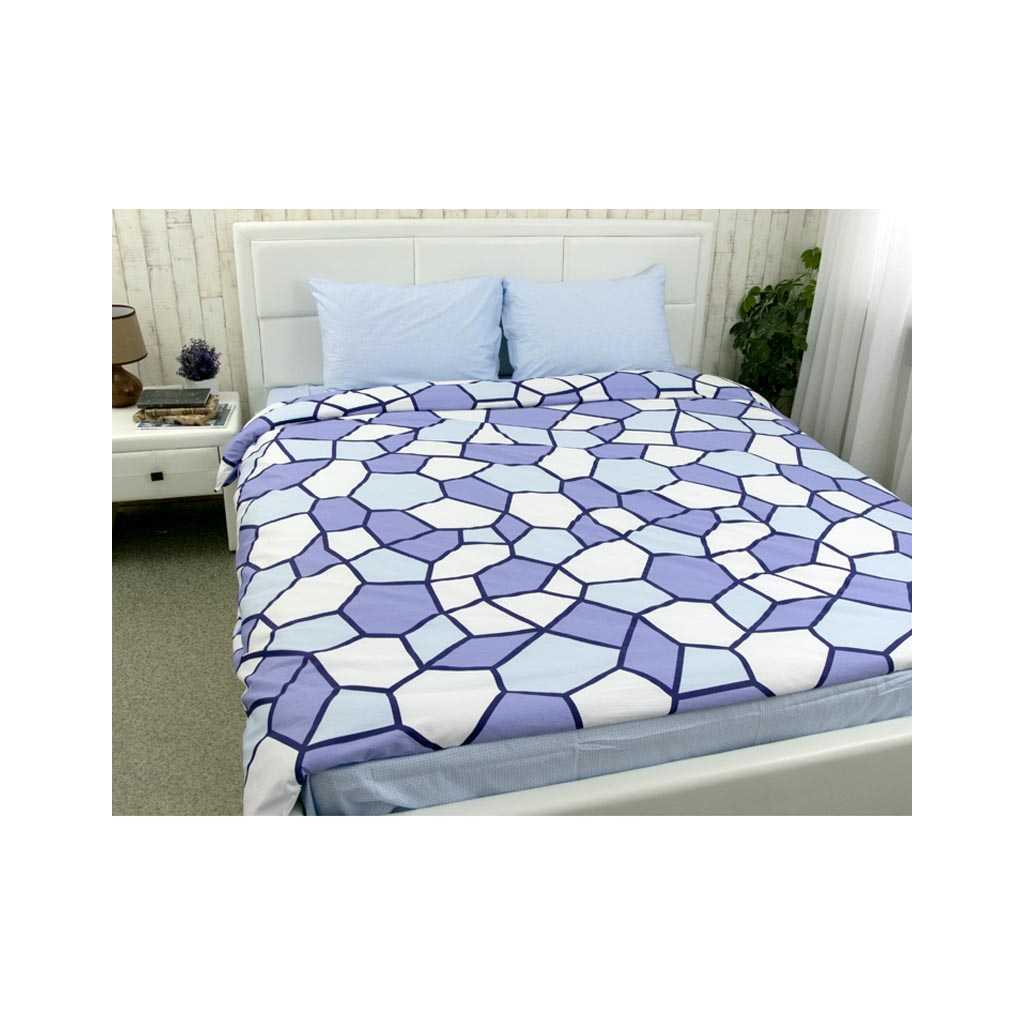 Постільна білизна Руно Сатин полуторна (677.137А_Геометрія) - изображение 1