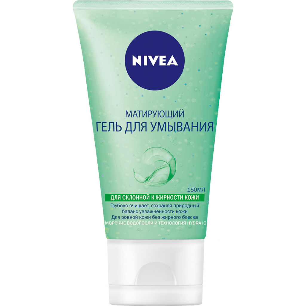 Гель для вмивання Nivea Матуючий з океанічними водоростями 150 мл (4005808669615) - зображення 1