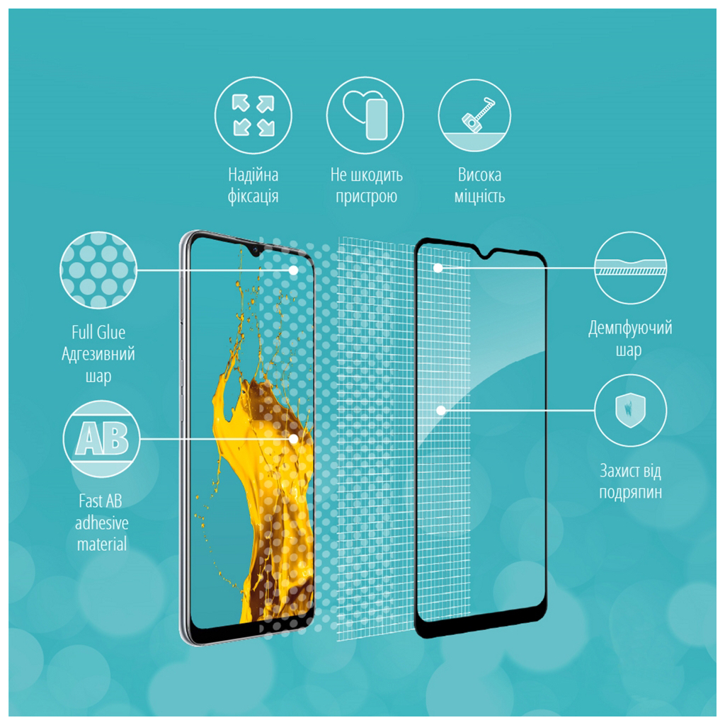 Скло захисне Piko Full Glue Oppo A16 (1283126522062) - зображення 4
