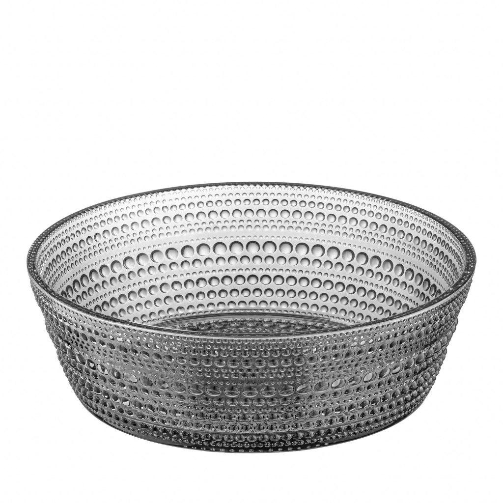 Салатник Ardesto Verbena 18см, скло, сірий (AR5035) - зображення 1