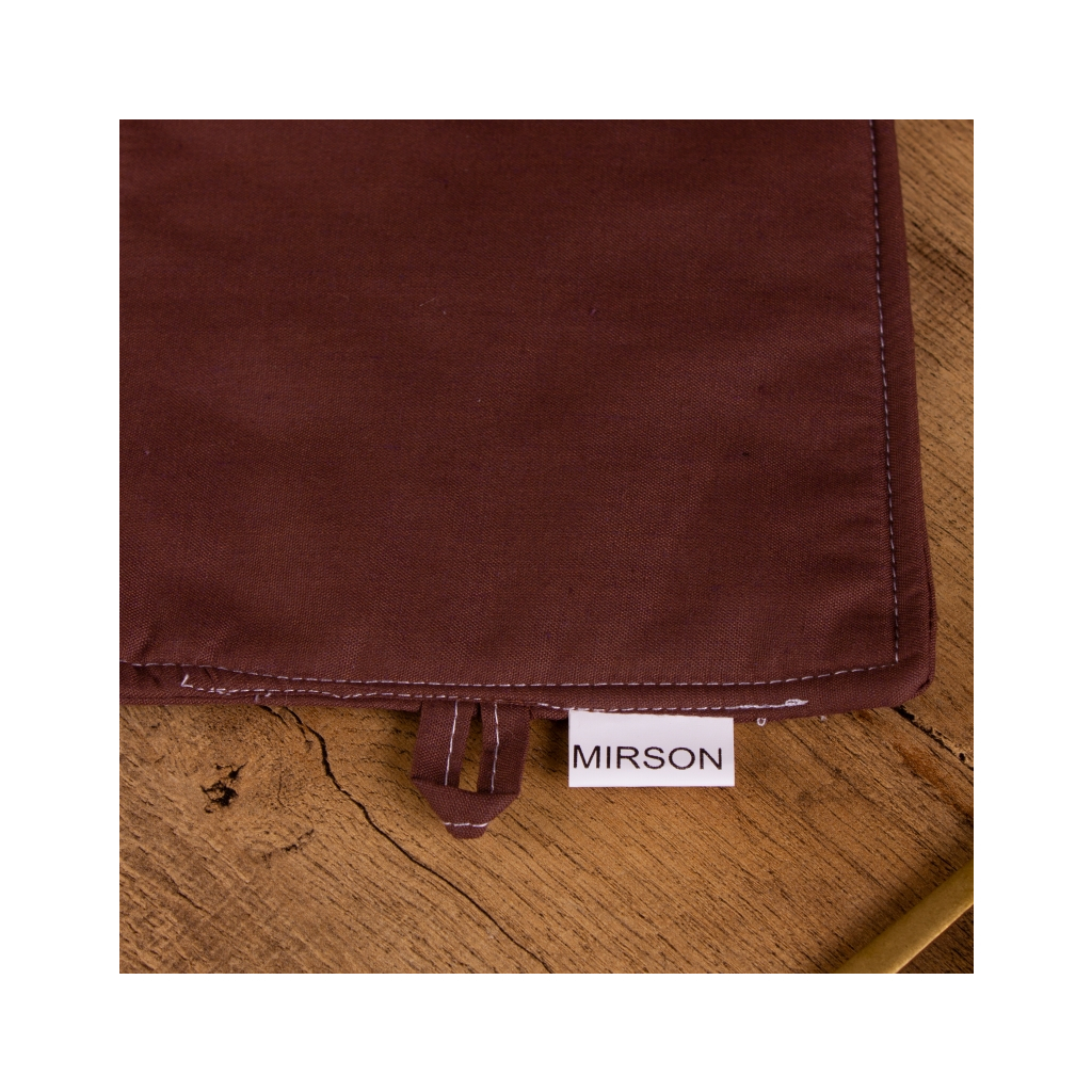 Кухонна прихватка MirSon рогожа/напівпанама №205 - Chocolate (2200006753971) - зображення 3