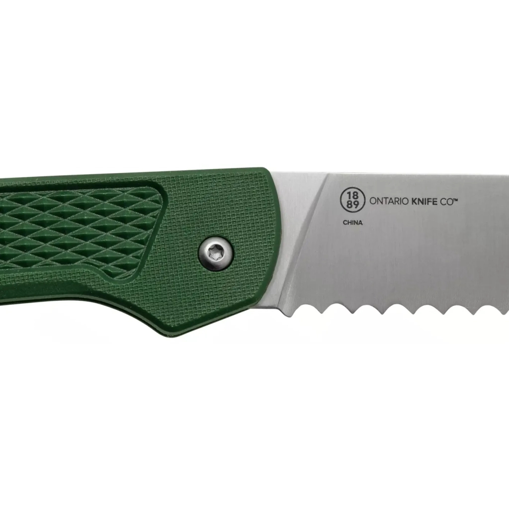 Ніж Ontario Knife Camp Plus Bread Green (ON4310) - зображення 3