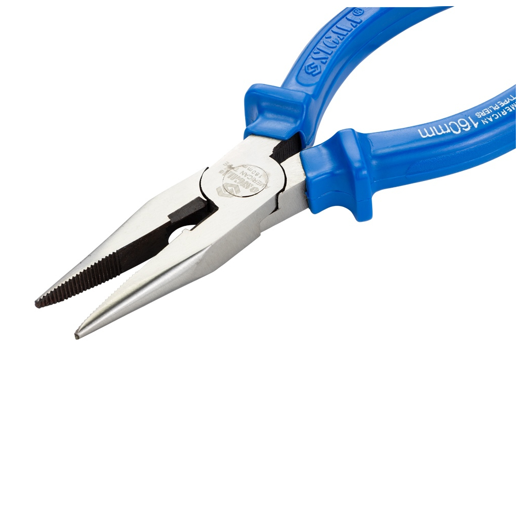 Плоскогубці Sigma довгогубці прямі 160мм сині (4357161) - изображение 8