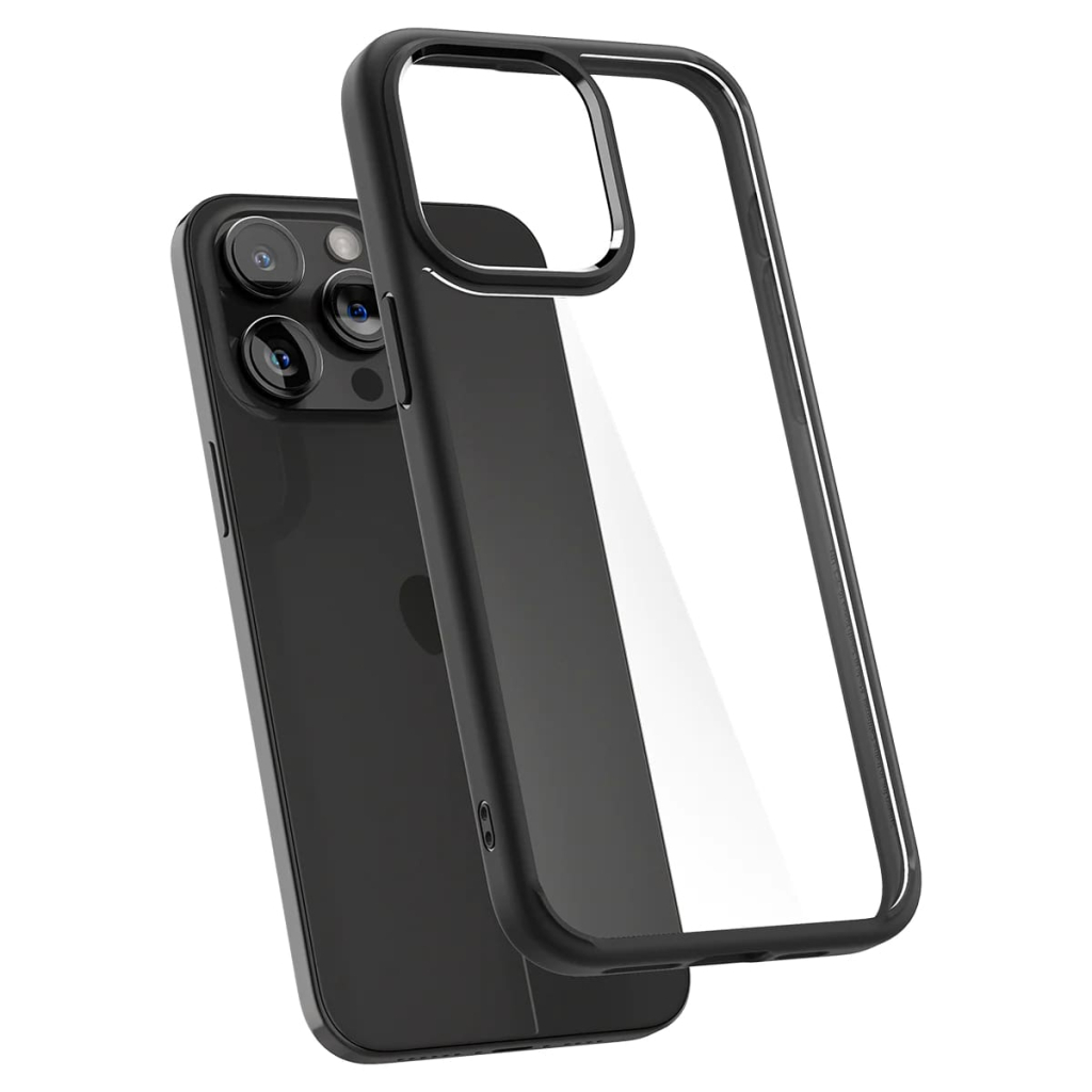 Чохол до мобільного телефона Spigen Apple iPhone 15 Pro Max Ultra Hybrid Matte Black (ACS06570) - зображення 7