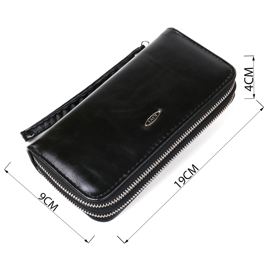 Гаманець Kivi З екошкіри Чорний (19052) - зображення 4