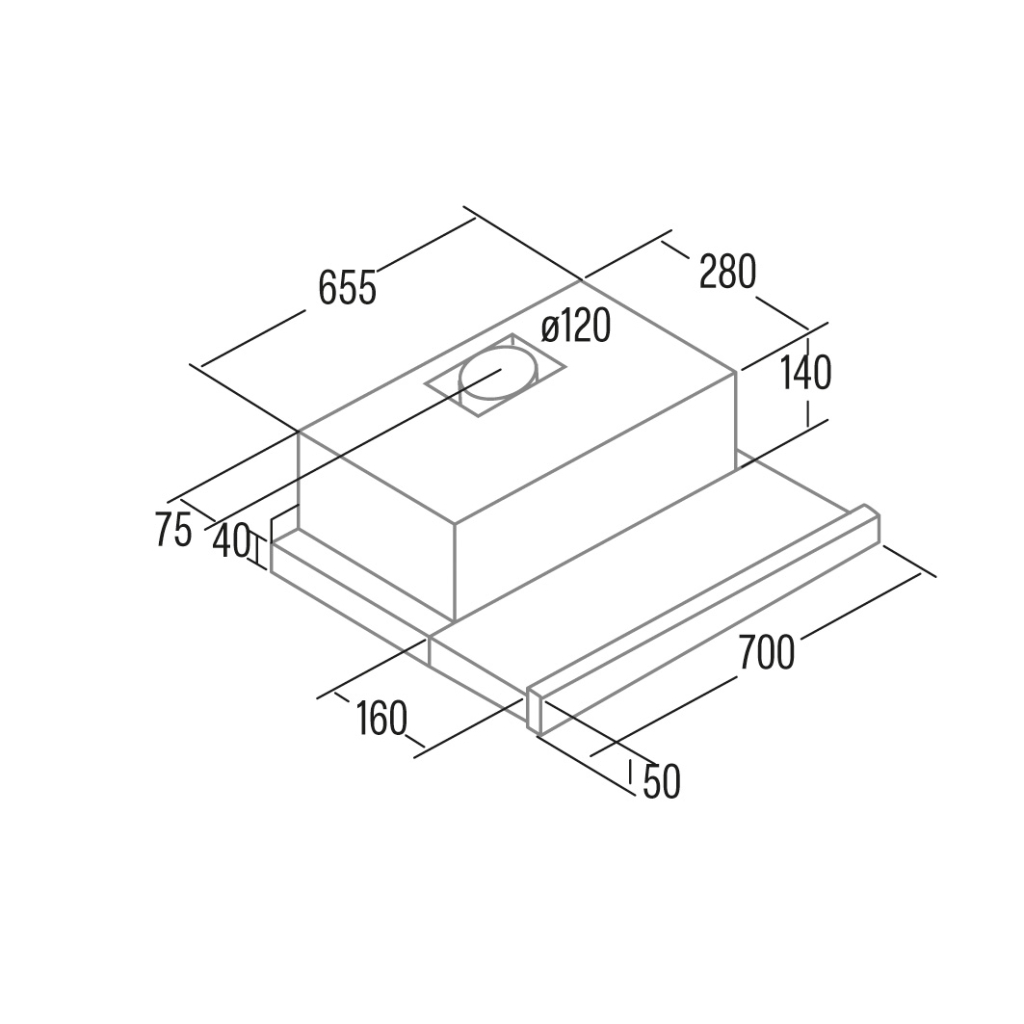 Витяжка кухонна Cata TF-2003 DurAlum (02089305) - зображення 6