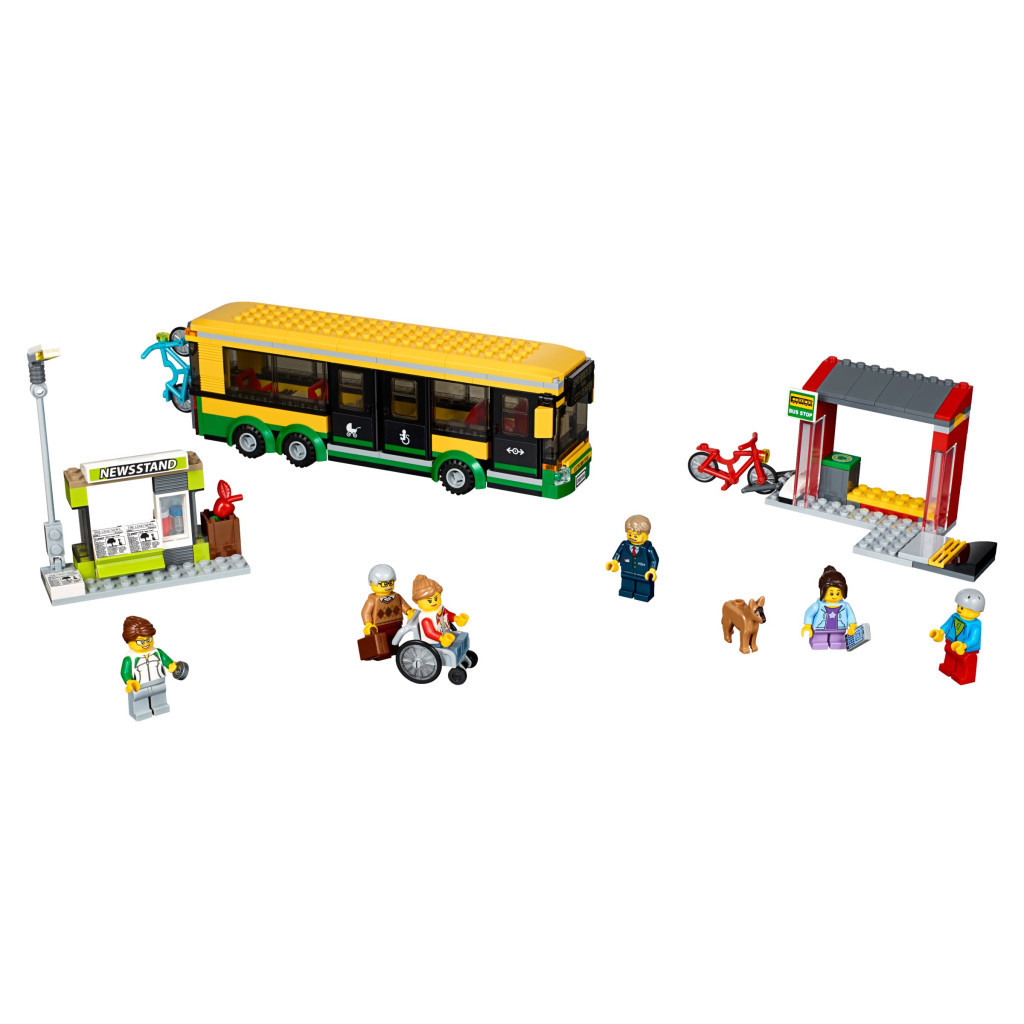 Конструктор LEGO City Автобусна зупинка (60154) - зображення 2