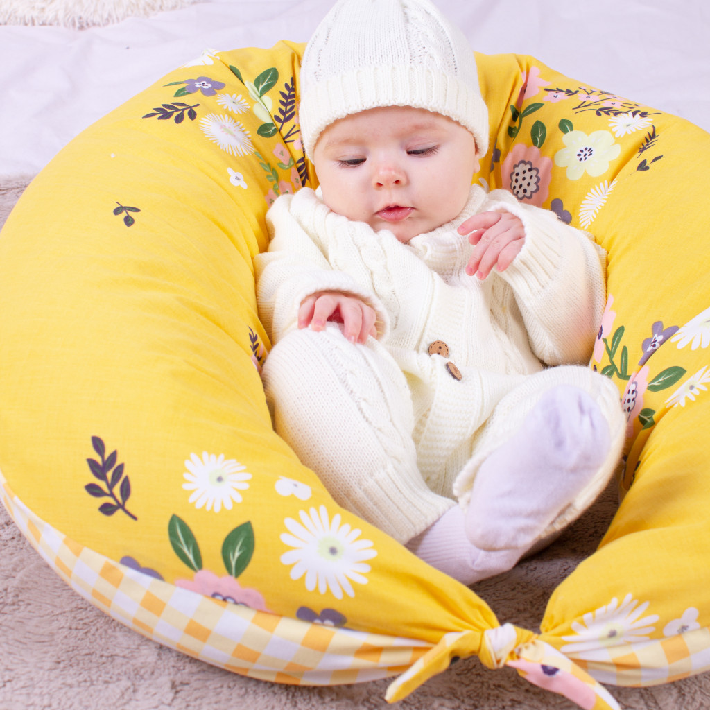 Подушка MirSon для вагітних та годування №8326 Print Line 17-0428 Indian summer Бязь 30х170х20 см (2200006200512) - зображення 10