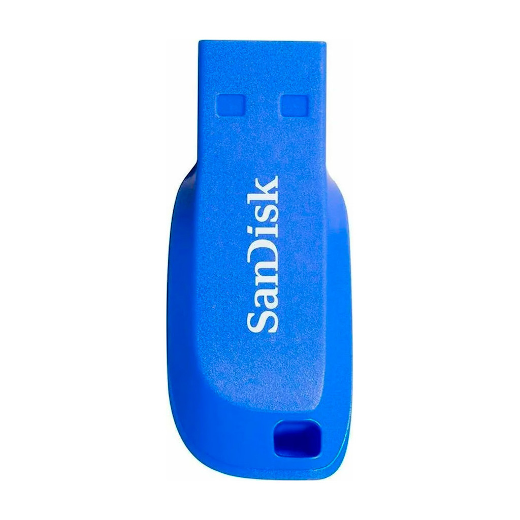 USB флеш накопичувач SanDisk 32GB Cruzer Blade Electric Blue USB 2.0 (SDCZ50C-032G-B35BE) - зображення 2