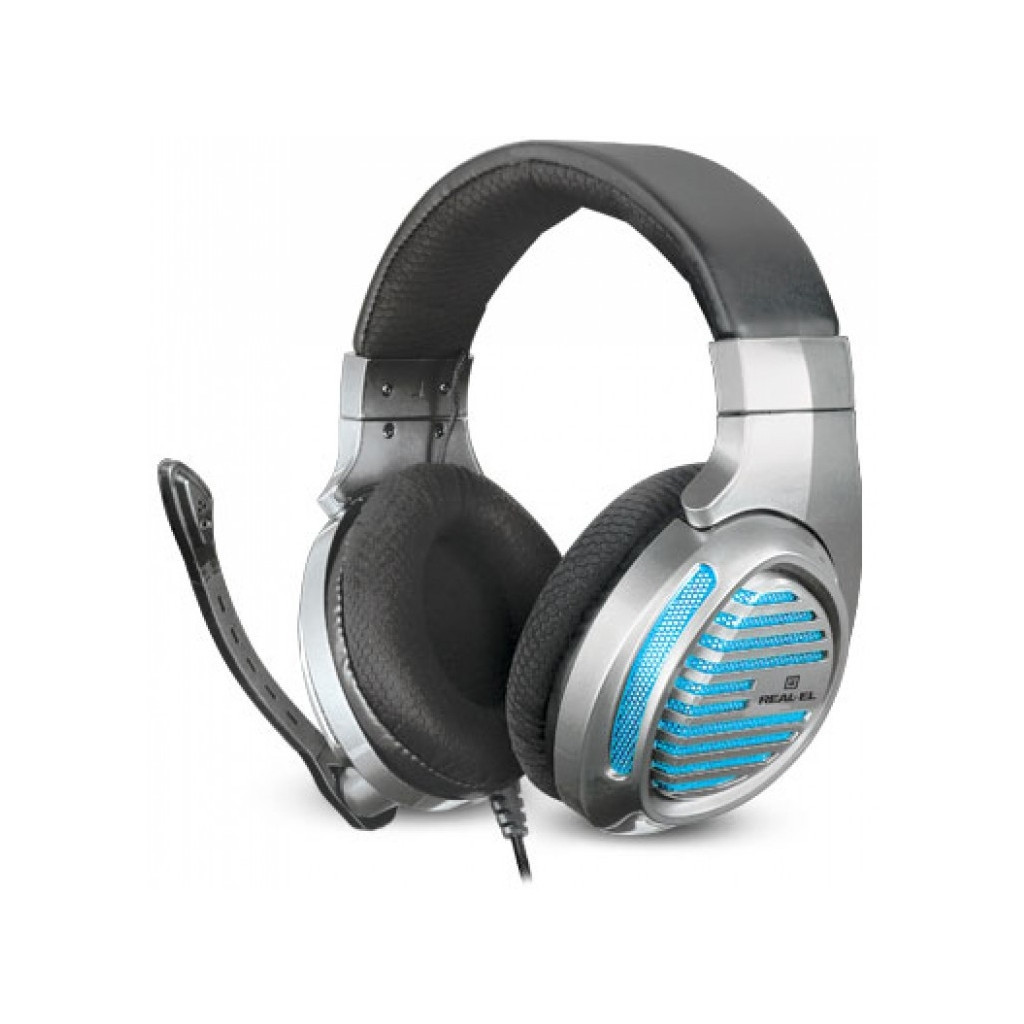 Навушники REAL-EL GDX-7670 Gun Metal - зображення 1