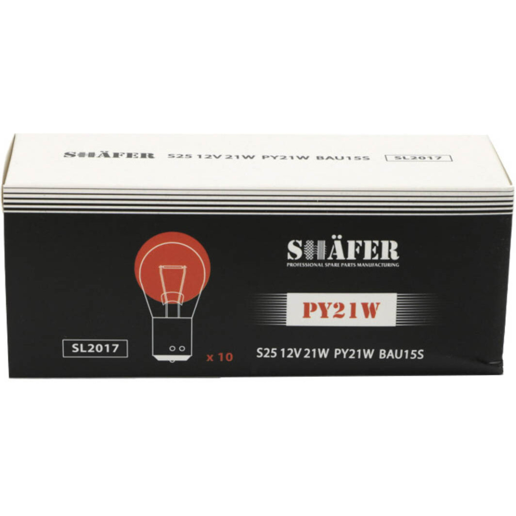 Автолампа SHAFER 12V21WPY21WBAU15S (SL2017) - зображення 2