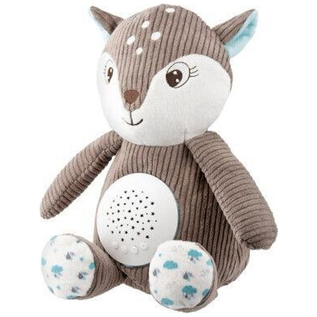 М'яка іграшка Canpol плюшева музична з проектором Оленя - коричнева (77/206_brow) - зображення 2