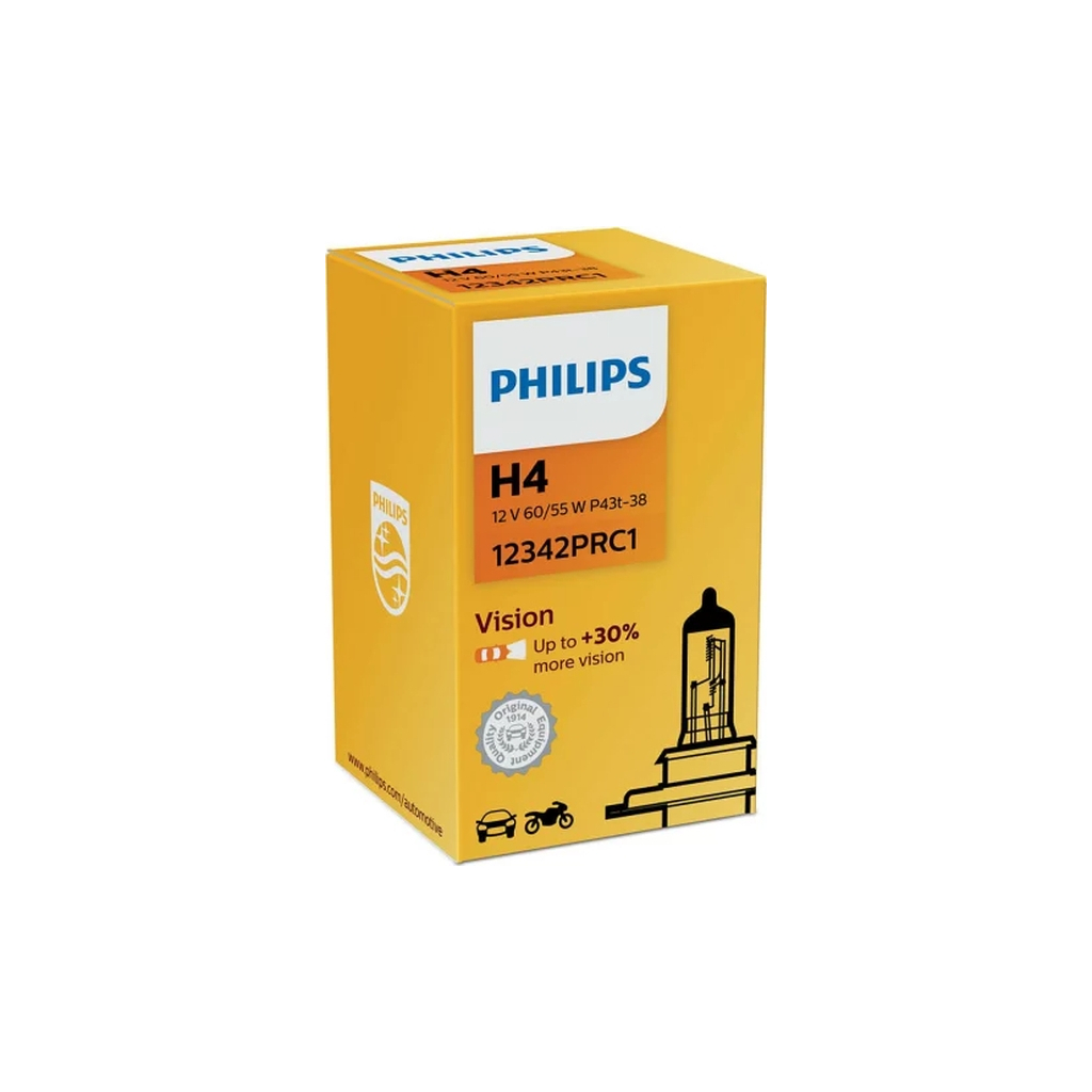 Автолампа Philips 12342PRC1 H4 12V 60/55W (2361) - зображення 1
