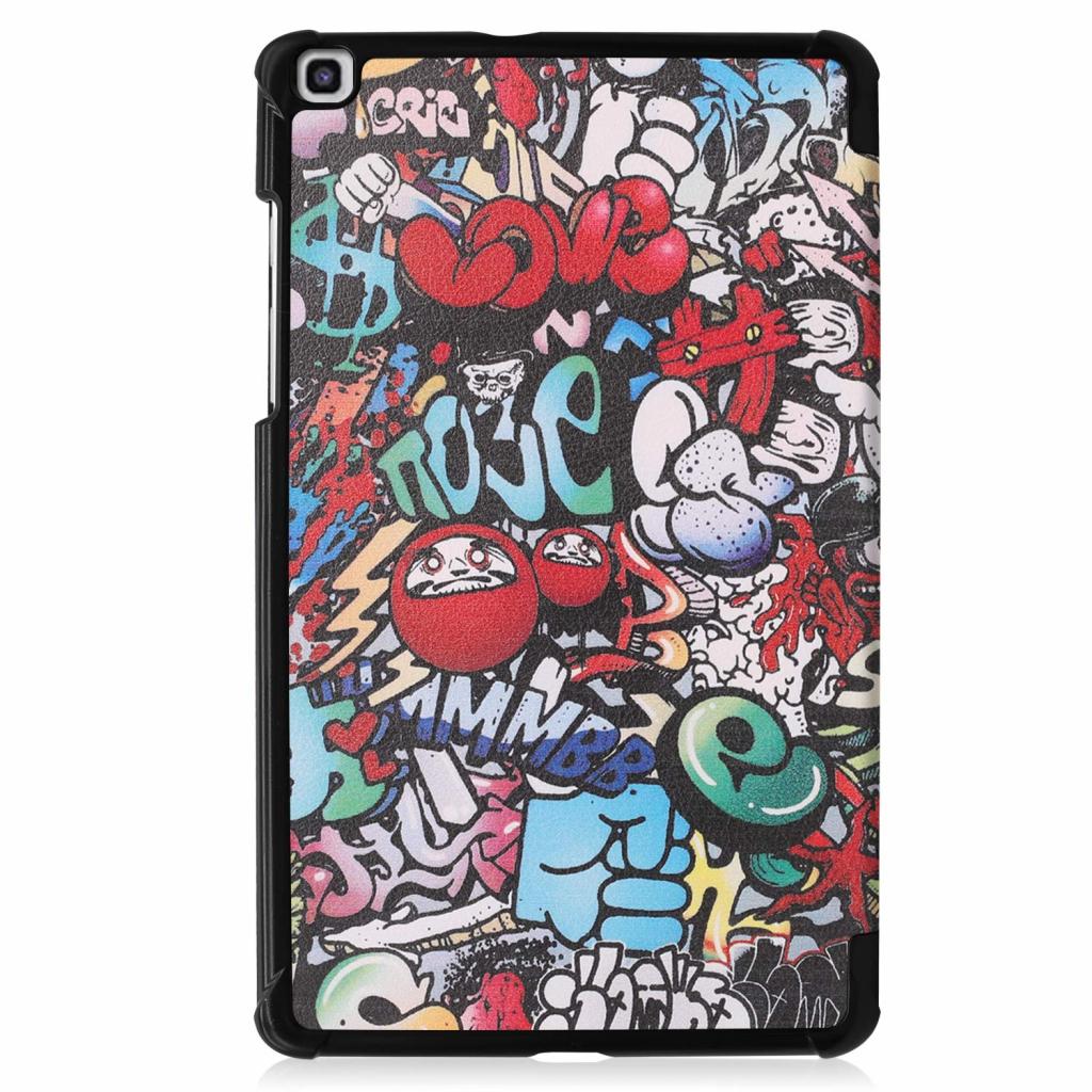 Чохол до планшета BeCover Smart Case Samsung Galaxy Tab S5e T720/T725 Graffiti (704302) - зображення 2