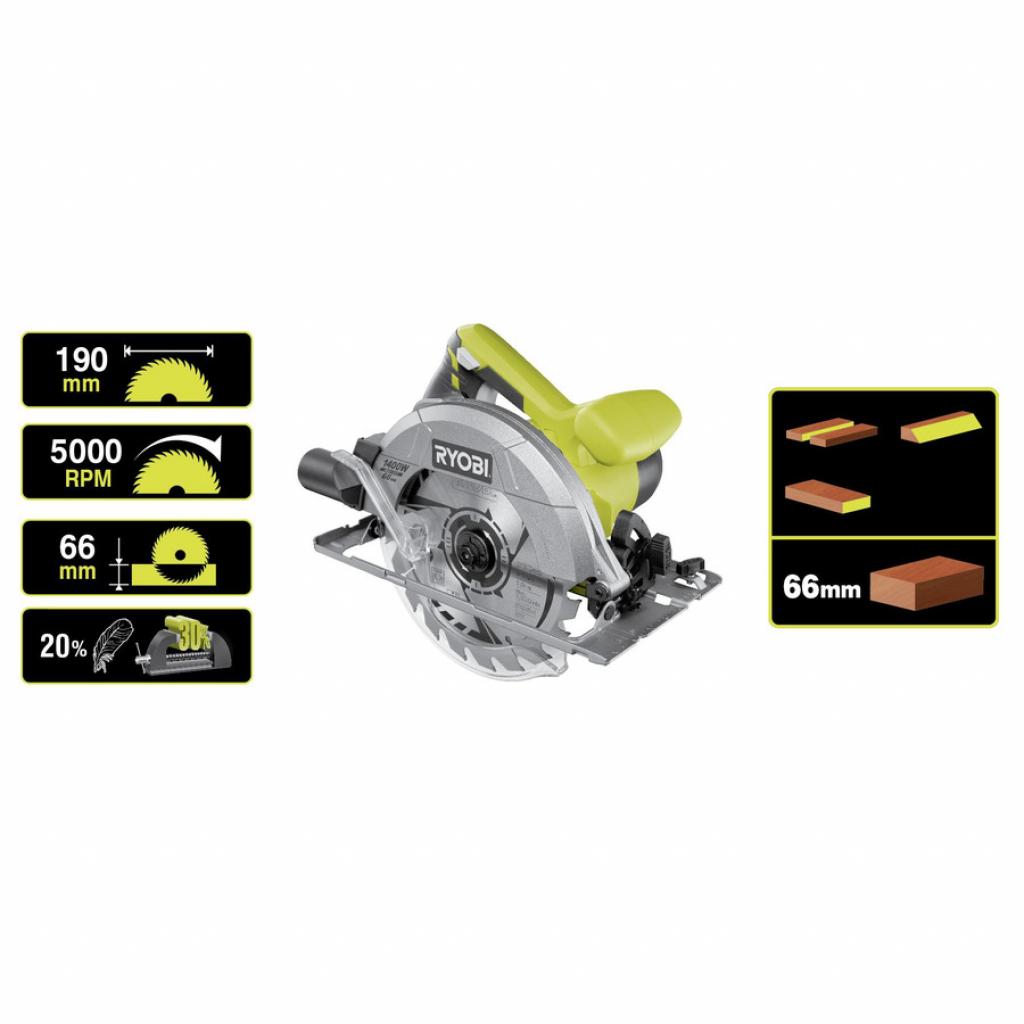 Дискова пила Ryobi RCS1400-G (5133002778) - изображение 5