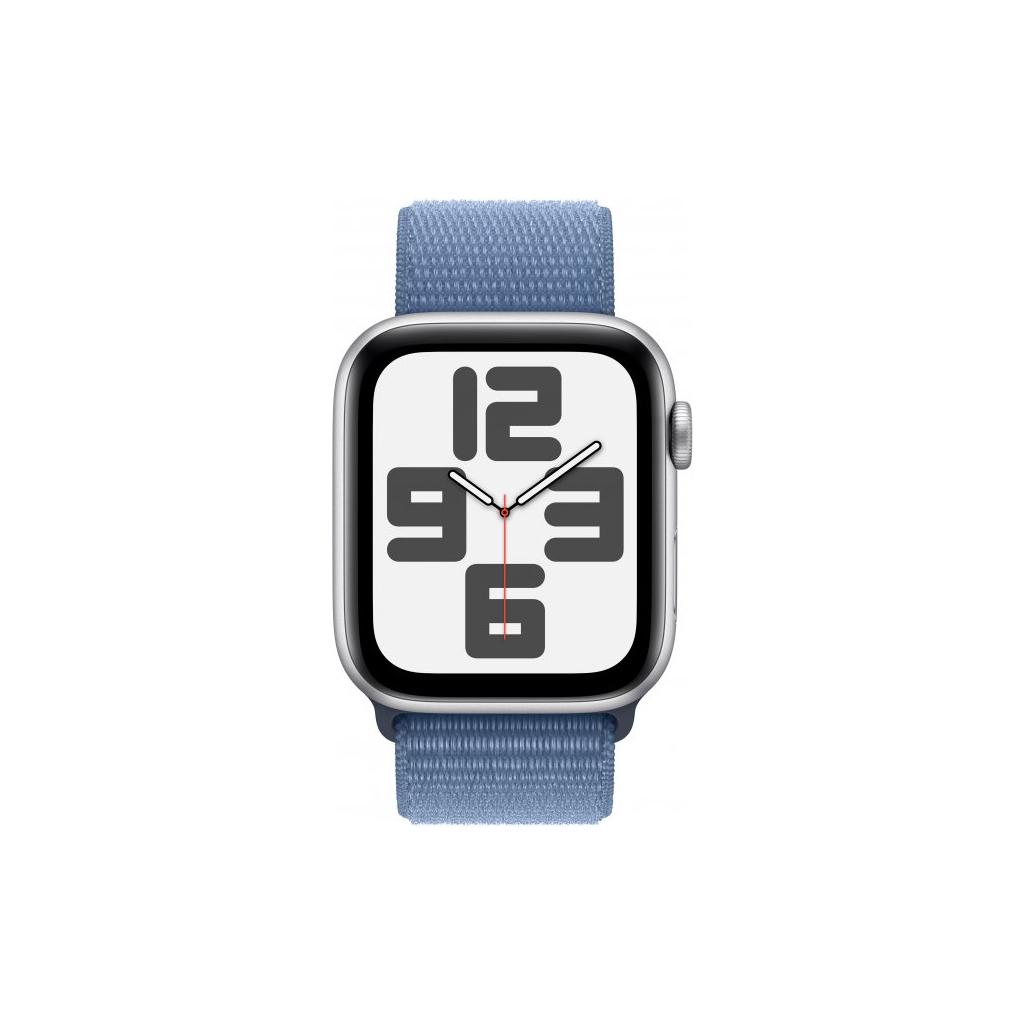 Смарт-годинник Apple Watch SE 2023 GPS 44mm Silver Aluminium Case with Winter Blue Sport Loop (MREF3QP/A) - зображення 2