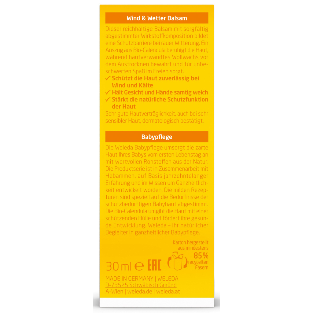 Бальзам для дітей Weleda Календула Від вітру і холоду 30 мл (4001638523196) - изображение 4