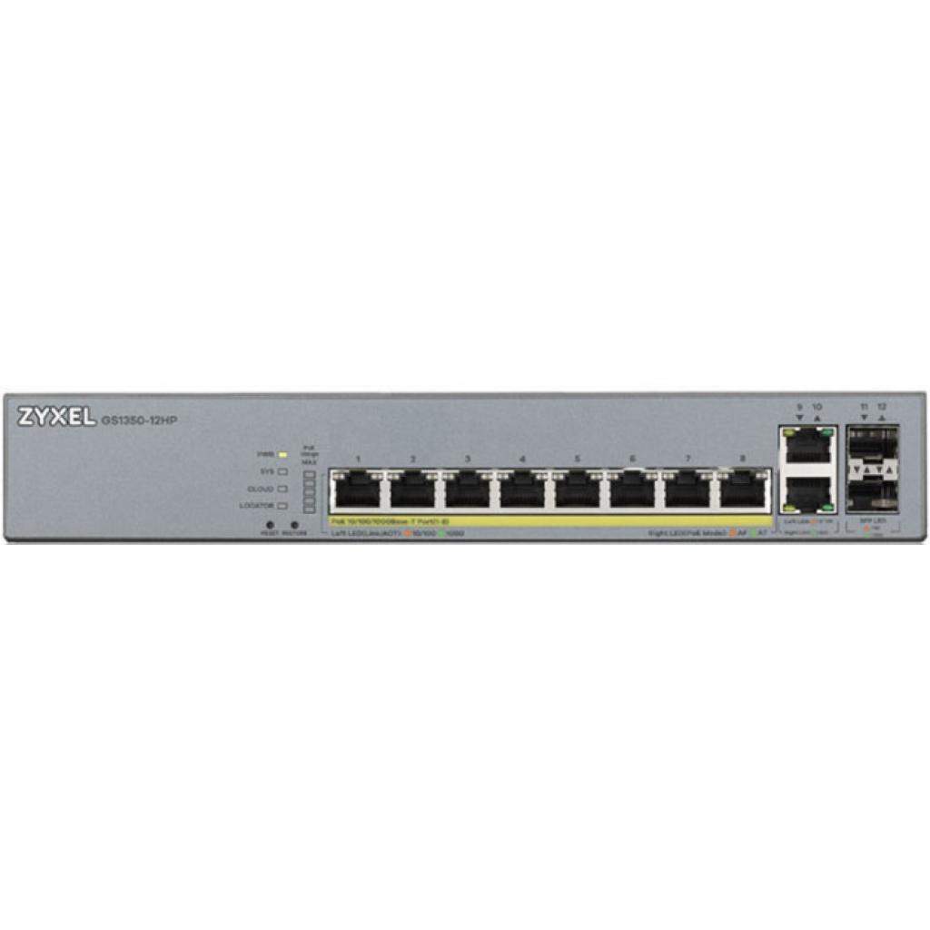 Комутатор мережевий ZyXel GS1350-12HP-EU0101F - зображення 3