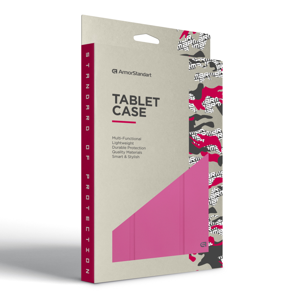 Чохол до планшета Armorstandart Smart Fold Pen Xiaomi Redmi Pad 2 Rose Red (ARM86111) - зображення 8
