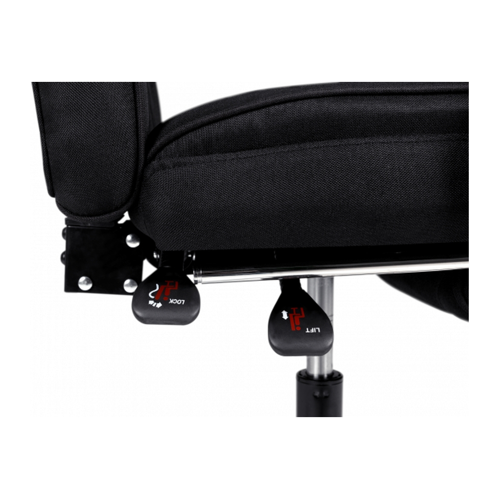 Крісло ігрове GT Racer X-6028 Black (X-6028 Fabric Black) - зображення 10