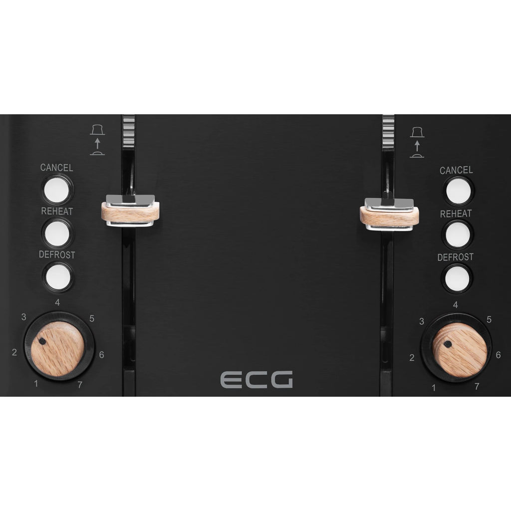 Тостер ECG ST 4768 Timber Black - изображение 5