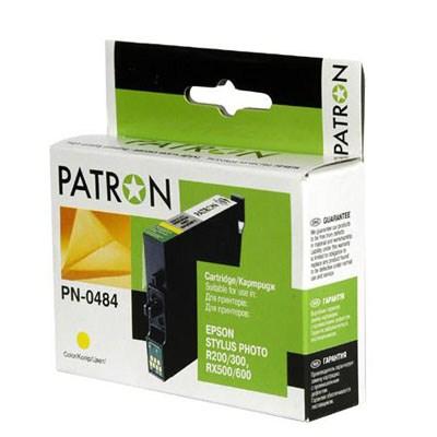 Картридж Patron для EPSON R200/300 (PN-0484) YELLOW (CI-EPS-T048440-Y-PN) - изображение 1