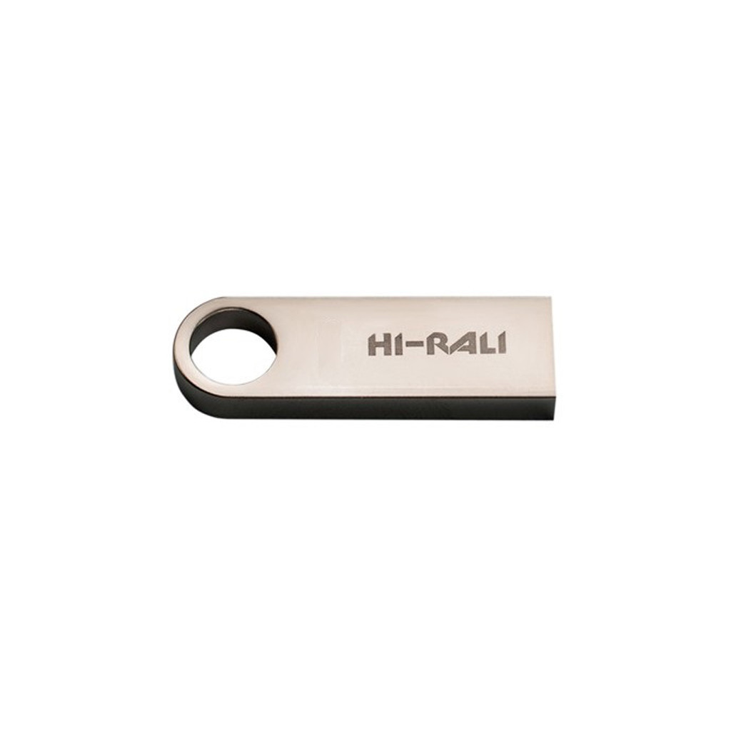 USB флеш накопичувач Hi-Rali 2GB Shuttle Series Silver USB 2.0 (HI-2GBSHSL) - зображення 1