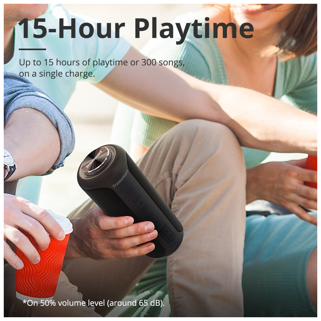 Акустична система Tronsmart T6 Plus Upgraded Edition Black (367785) - зображення 10