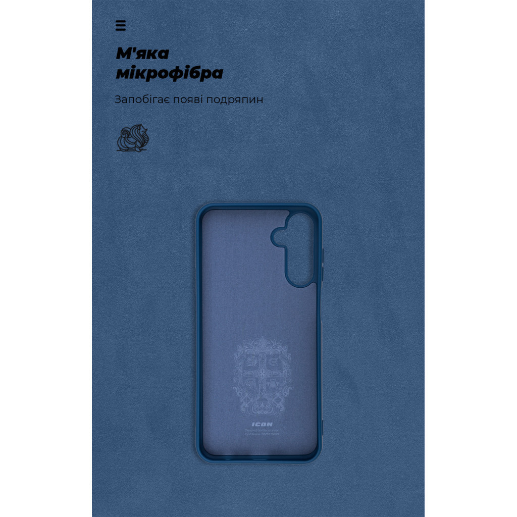 Чохол до мобільного телефона Armorstandart ICON Samsung M15 5G (M156) Dark Blue (ARM74374) - зображення 4